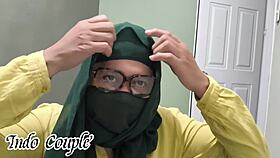 desi muslim babe teaches me hot standing sex