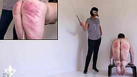 part 2 brutal caning punishment with ass fisting and femdom humiliation