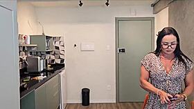 Milf Teaches Stepson with Big Clit Pussy and Tits Exposure