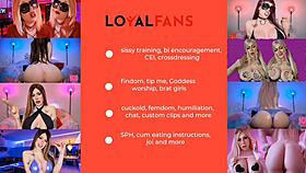 blonde goth goddess in stockings teases with her mind-blowing joi gold digger vibe