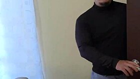 beautiful big ass milf with natural tits unwraps christmas cock ride