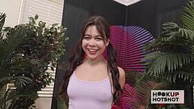 ever wonder how tiny brianna takes monster throat pounding so deep?