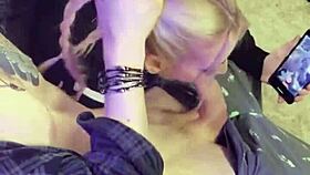 Dorm roommate plays with cock for sloppy fun