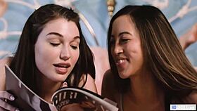 Hey, afraid of the dark? Let hot Korean Alexia Anders and Lily Lou facesit and trib your fears away