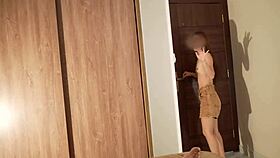 step aside birds chirping while she jerks huge cock rough