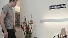 mmm legal teen loves licking cock before hard pounding