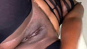 Intense passion surges through sexy dance turning into fervent solo masturbation