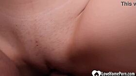 Blonde Tattoo Babe's Quick Bedtime POV Riding Handjob Fuck Session