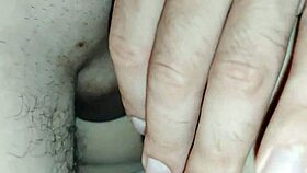 skinny amateur milf slut bends for homemade anal pounding from horny couple