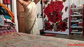 Madam fucks husband hard in saree chudai homemade style