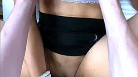 Petite big tits Latina takes hardcore creampie pounding missionary after college