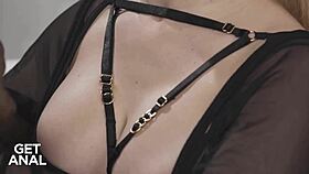 curvy blonde natasha takes bbc balls deep anal pounding