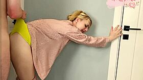 ugh my pervert boyfriend wedgied me picking up laundry then exploded cum all over my huge latina ass