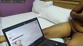 watch this horny chubby babe squirt hard while fingering her shaved wet pussy