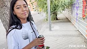 torbe catches skinny teen kali and seduces her for rough pounding 😈💦