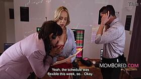 Every wall street bimbo secretary like rachel ramsey spits and fucks at work