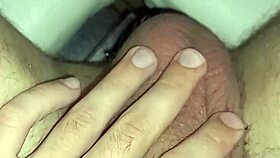 watch me cum three times magnets tightening foreskin piercing penis