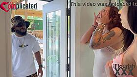 Crooked Cop Joins BBC Orgy with Shady Landlord in 4some