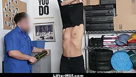 milf suspect gets aggressive office punishment 😈🍑🔥