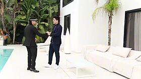 italian maid seduces multimillionaire into wild threesome with luna black