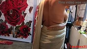 Madam fucks husband hard in saree chudai homemade style