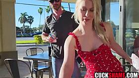 Why let hubby watch as stranger's monster cock pounds my wife senseless?