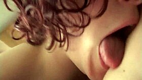 Maria strips clothes in car after groping before rich oral sex encounter