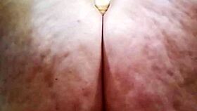 bbw amateur strips lingerie rips clothes homemade anal dildo toy play pov