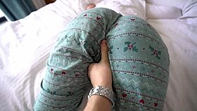 blonde babe takes deep creampie in her tight wet pussy dream ride