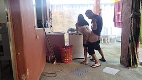 wife left so maid couldnt resist my hard cock in her tight spots