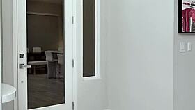 yo chloe temple flips over for that epic belly rub turning naughty