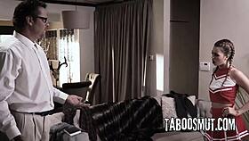 What if pervy therapist bends over naughty cheerleader patient for hardcore hospital fuck?