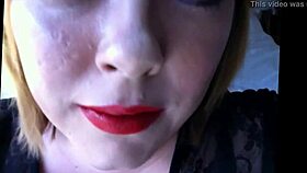 Craving BBW Tina Snua's fetish smoke in lace gloves?