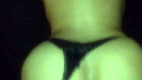 Big Ass Latina Pounded Doggystyle In Black Lace Thong