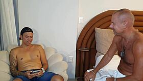 brazilian hotwife sucks leo casanova cock wildly part 1!