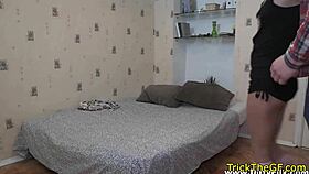 i tremble watching my blindfolded gf bound tricked and pussyfucked doggystyle