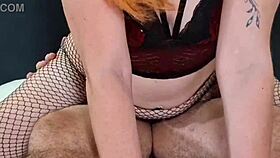 Pretty Redhead Amateur Slut Spreads Panties for Brazilian Lover Fuck