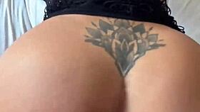 Big Black Cock Creampies Juicy Venezuelan Brunette's Tight Pussy Doggystyle in Hotel Room