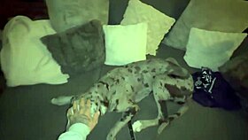 stepmom rubbed hard then creampied by son's monster cock