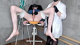 mature curvy nurse in stockings fingers her patient's ass um i mean prostate hehe