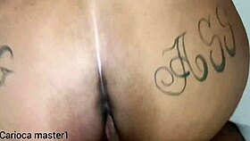 brunette bbw chubby latina devours big black cock hungrily