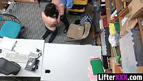 penelope reed caught stealing orgasms hard as officer rips clothes for rough office doggystyle punishment