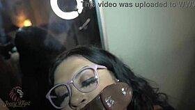 cremita comes back sucking bbc with her massive latina tits out