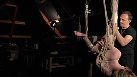 Pierced Blonde Submits to Intense BDSM Spanking and Sucking Domination!