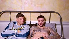 maya takes two monster cocks pounding all her holes in hardcore group quickie