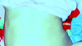 Indonesian hijab girl masturbates live with vibrator caught by neighbor then fucked hard