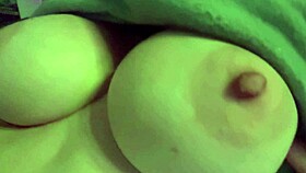 Italian milf Artemisia bounces her big natural tits slowly