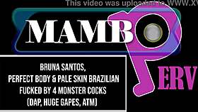 Bruna Santos perfect body takes dap anal atm with bbc monsters