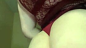 a solo slut rides her asshole on a thick dildo in homemade fun