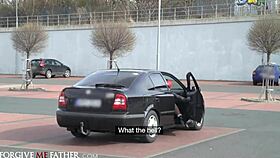 i'm gettin rough gloryhole fucked at gas station big tits redhead